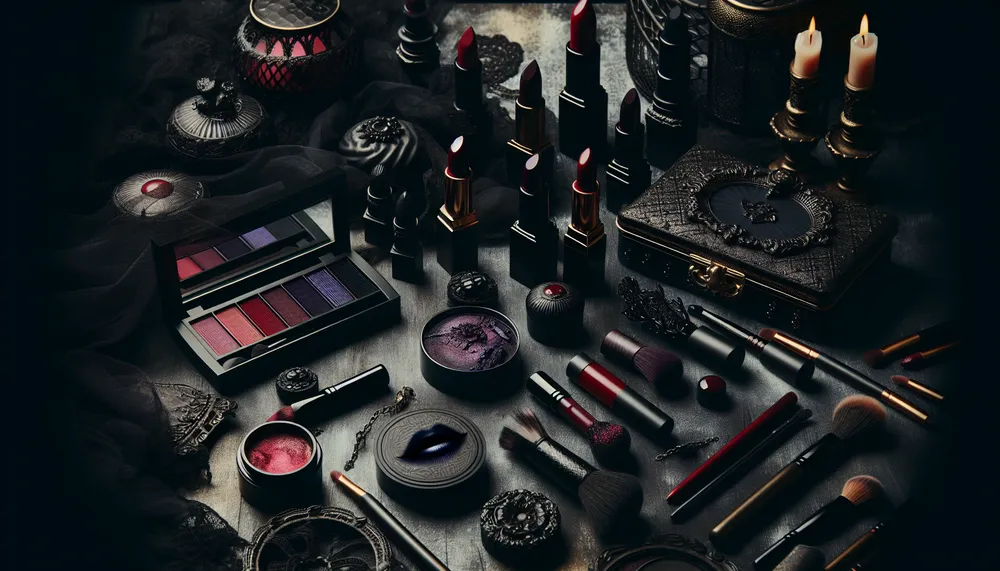 dark romance makeup brands editorial image