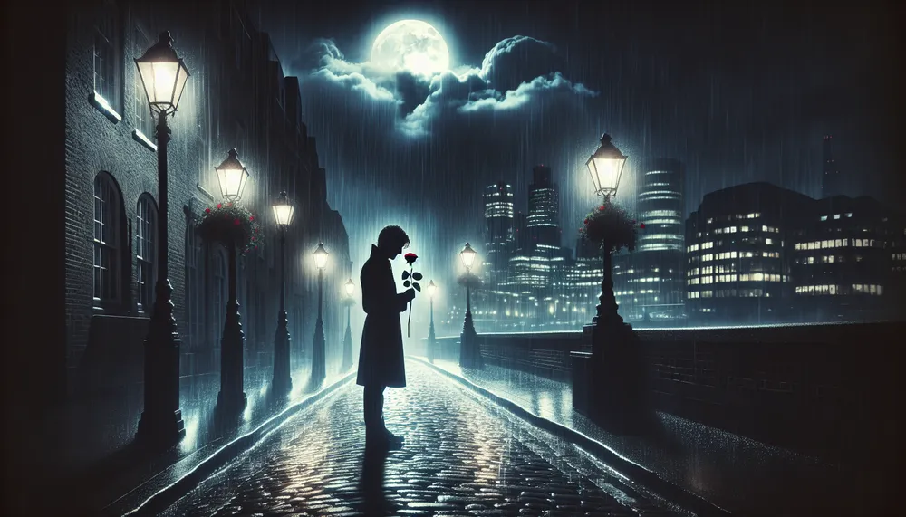 dark romance themed image depicting loneliness