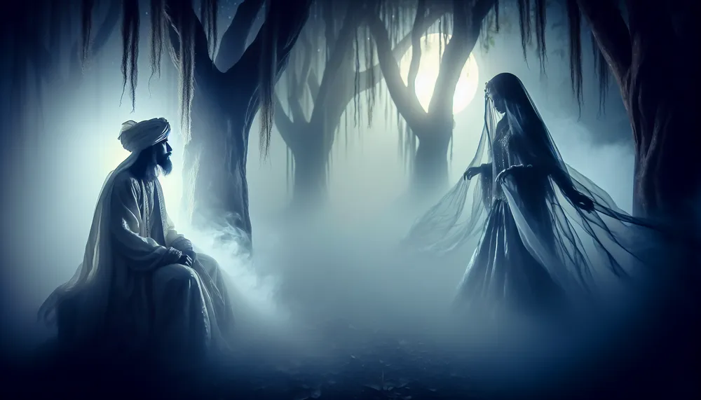 a mysterious and romantic ghostly encounter
