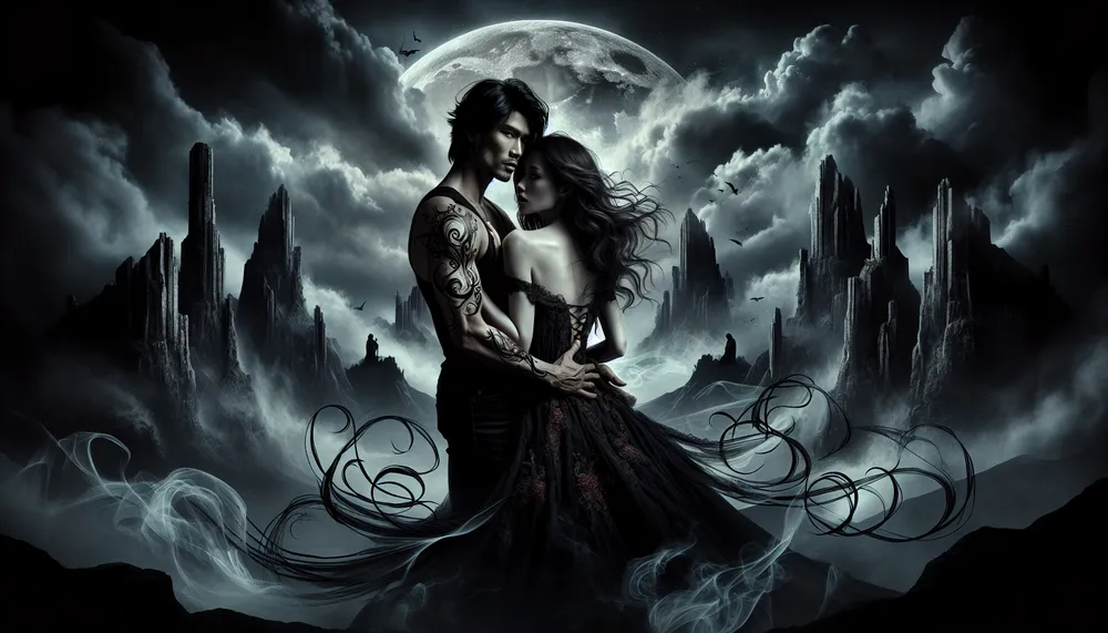 dark romance novel cover art
