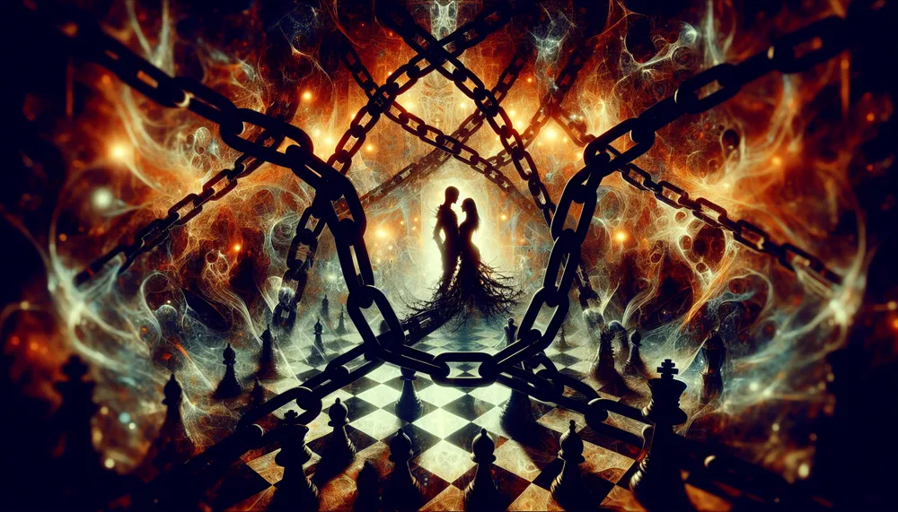 Chains of Desire: A Poem of Dark Love and Forbidden Games