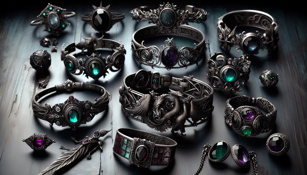dark fairy tale bracelets jewelry with gothic and fantasy elements