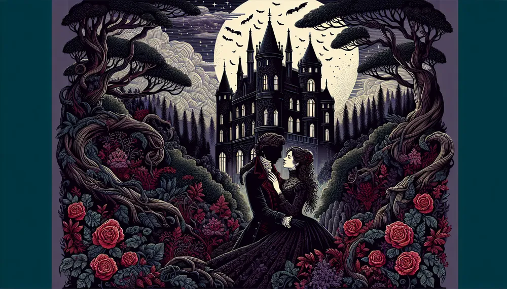 Dark Romance Art Styles illustration