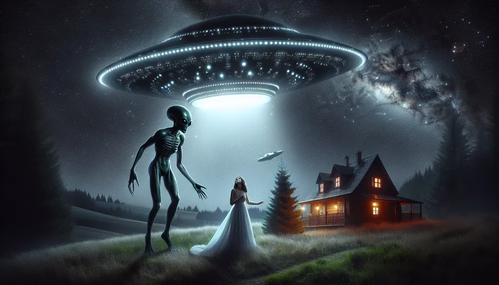 The Alien's Abduction - a dark romance story