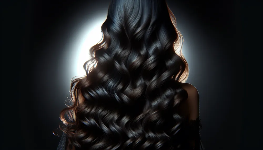 dark romance hairstyle with layers