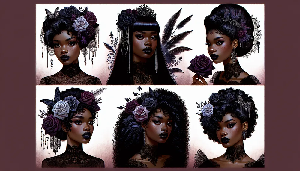 dark romance hairstyles for black women