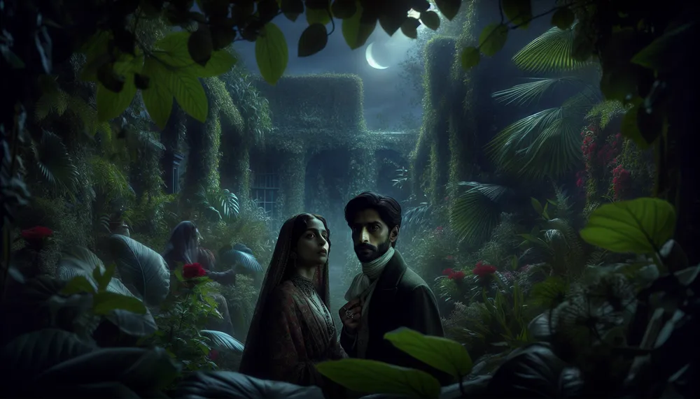The Gardener's Helper, an emotional dark romance story in a mysterious garden setting