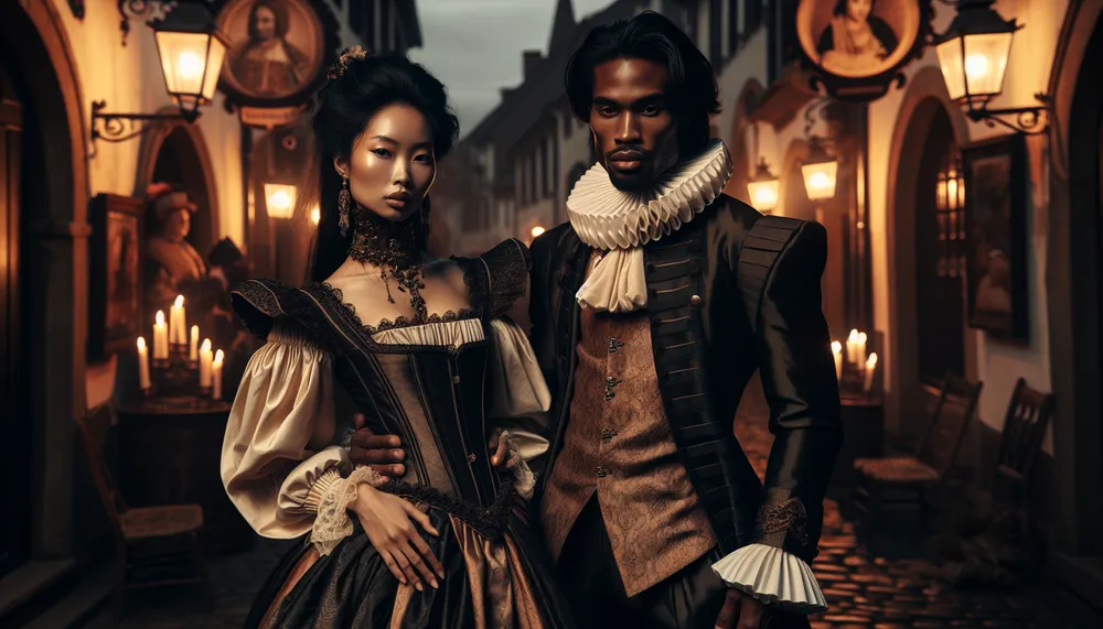Dark romance trend with Renaissance influences in fashion and culture
