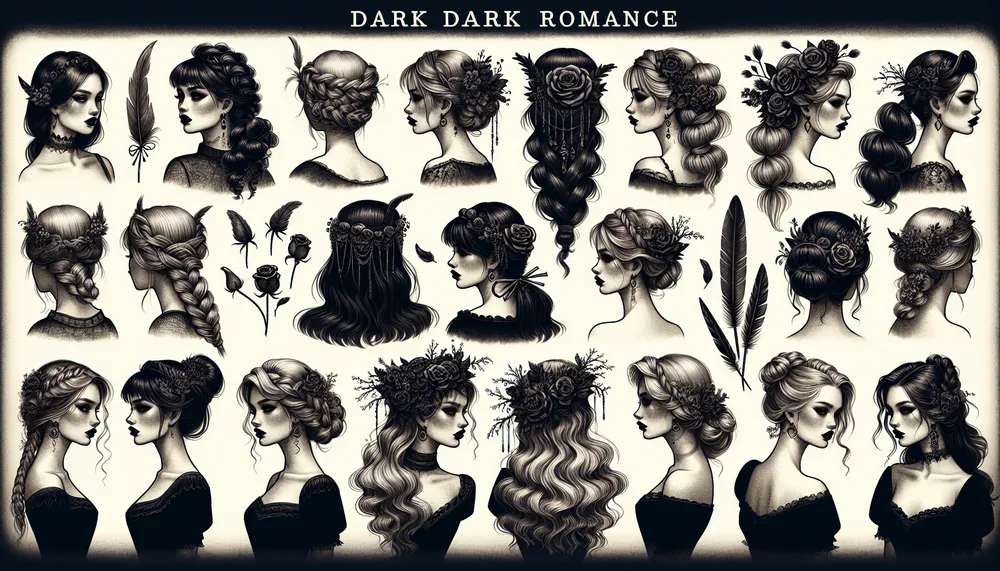 dark romance hairstyles for witch style fashion
