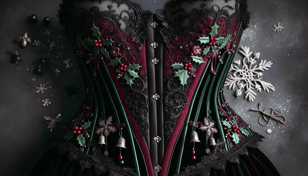 dark romance christmas corset