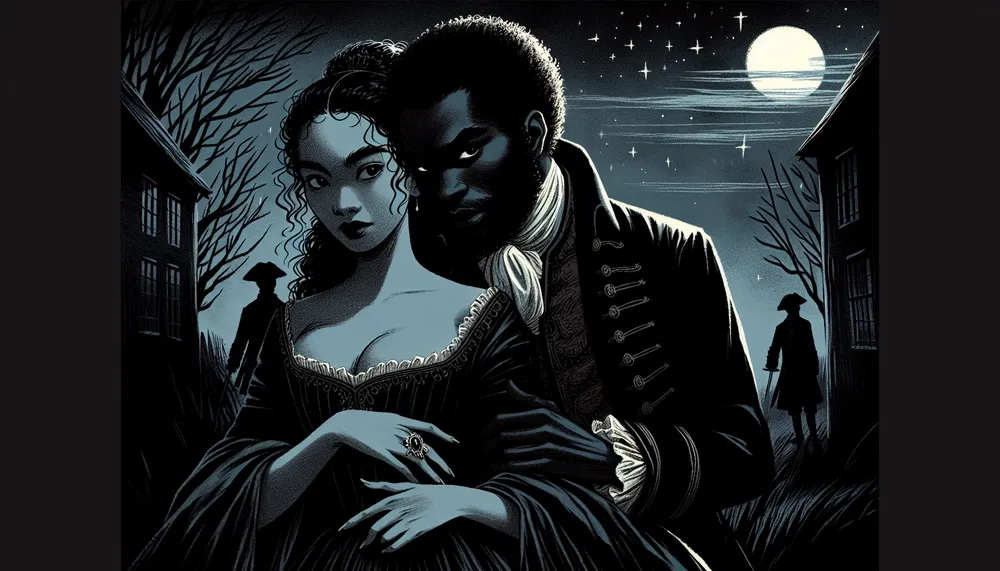 A shadowy and mysterious illustration representing sinister romance plots