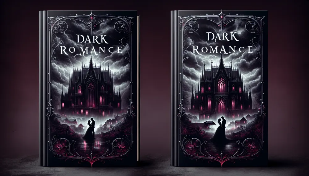 dark romance novel cover