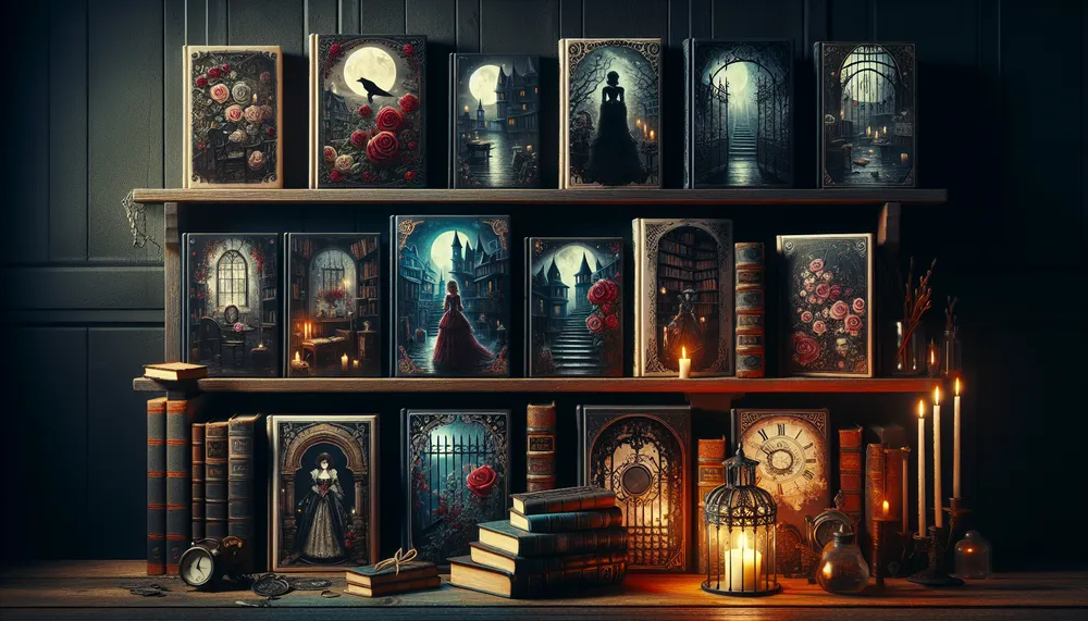 dark romance book genres with a mysterious and gothic atmosphere