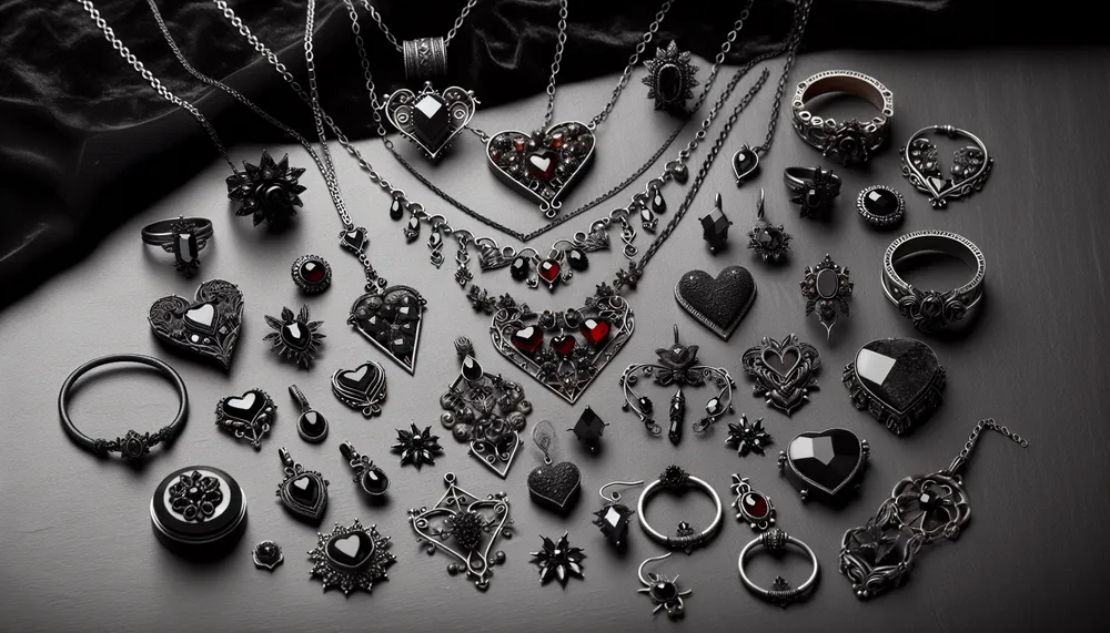 dark romance jewelry pieces