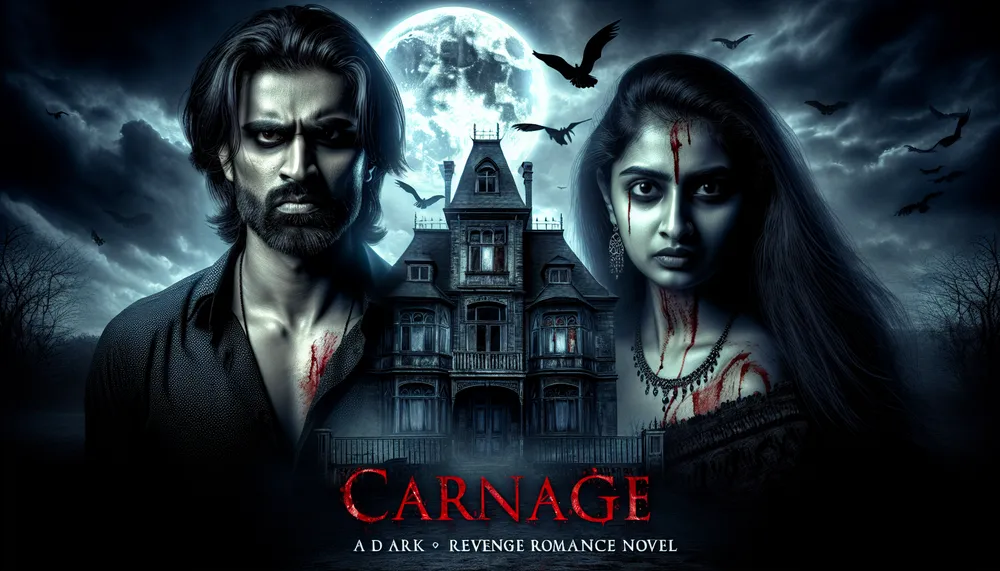 carnage a dark revenge romance book cover art