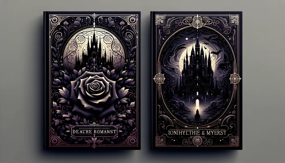 dark and romantic book covers with mysterious titles