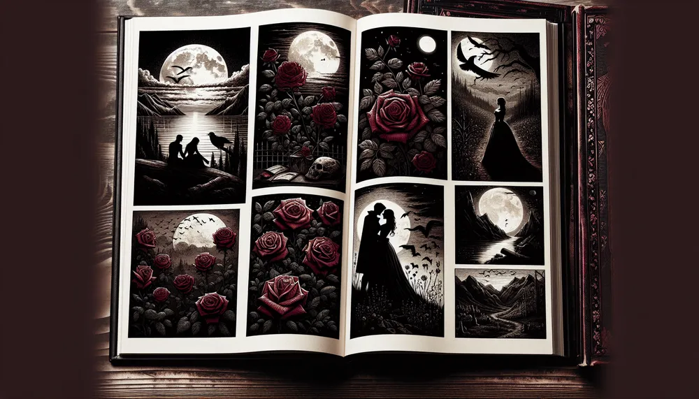 dark love poems illustrated