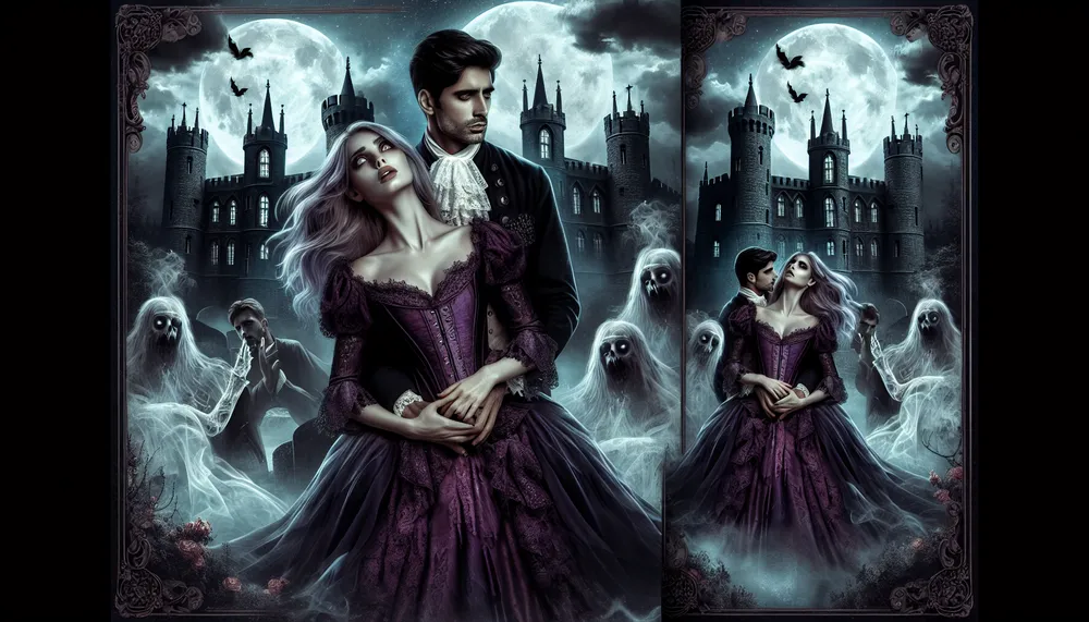 dark paranormal romance books cover art
