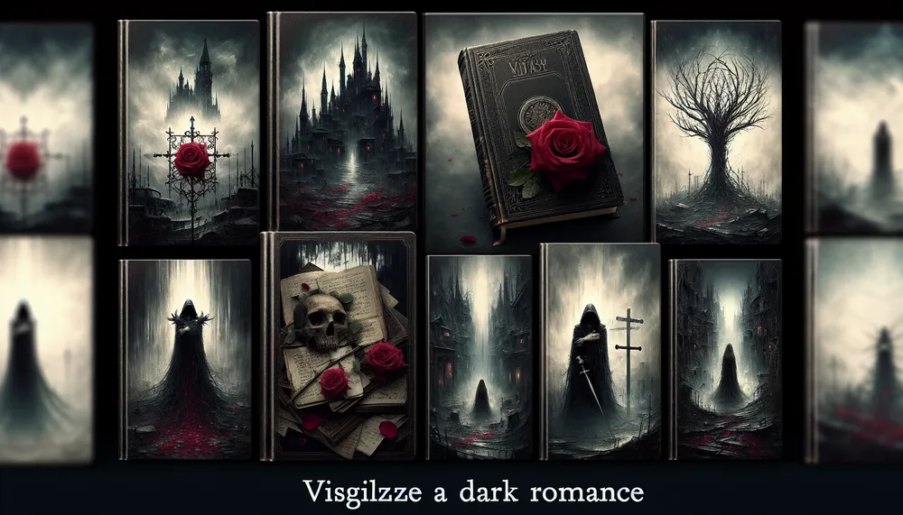 Dark Romance Book Covers: Intricate and Mysterious