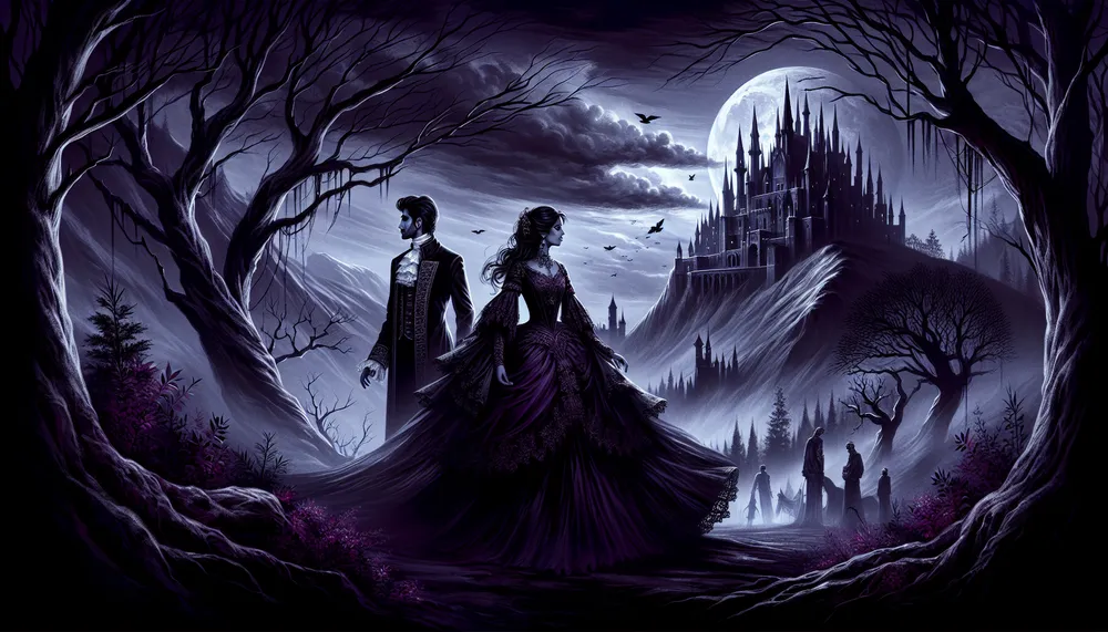 Dark romance concept art