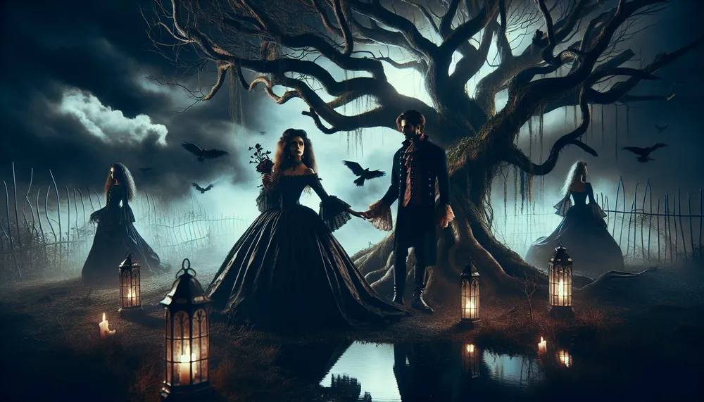 A thematic image representing the mystique of dark romance.