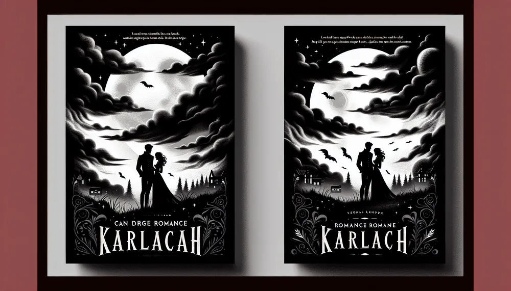 dark romance novel cover with the title 'Can Dark Urge Romance Karlach'