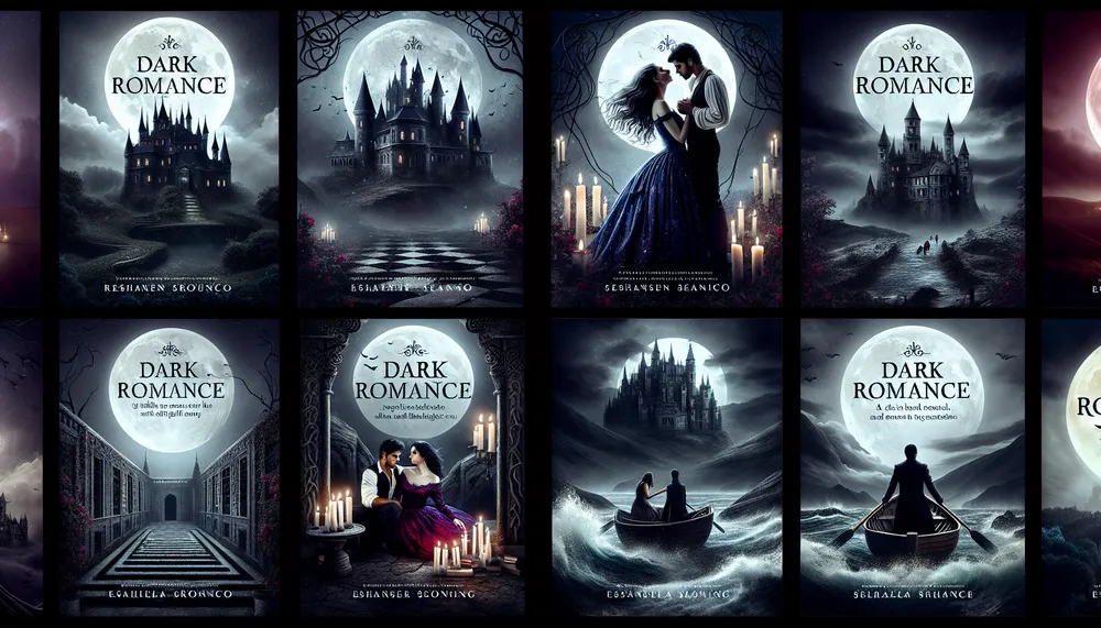 A collage of dark romance series book covers