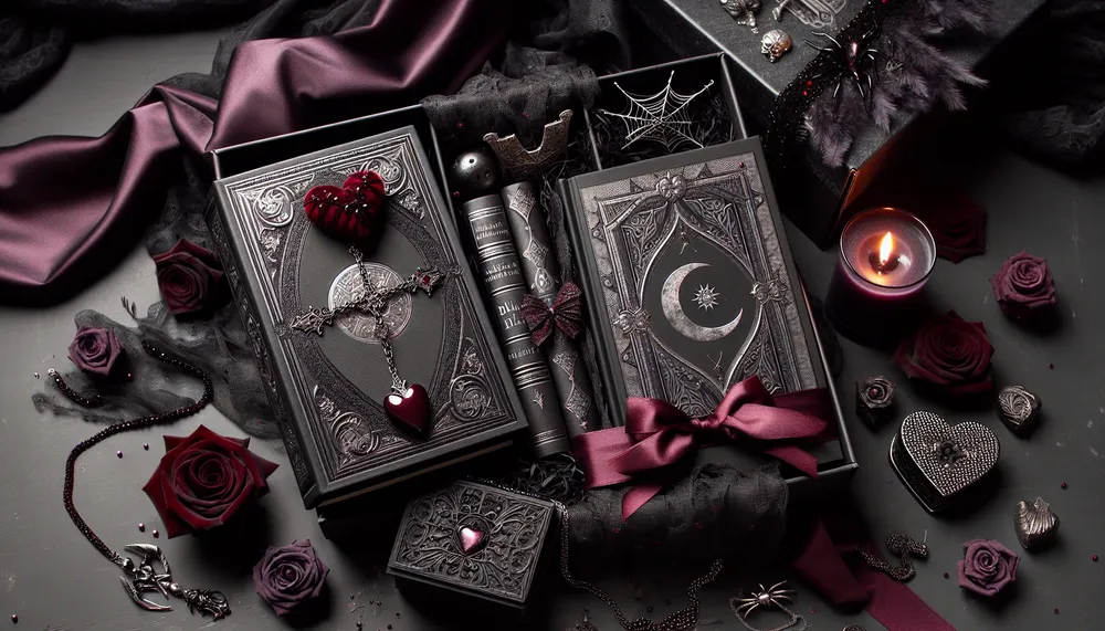 dark romance themed book box subscription