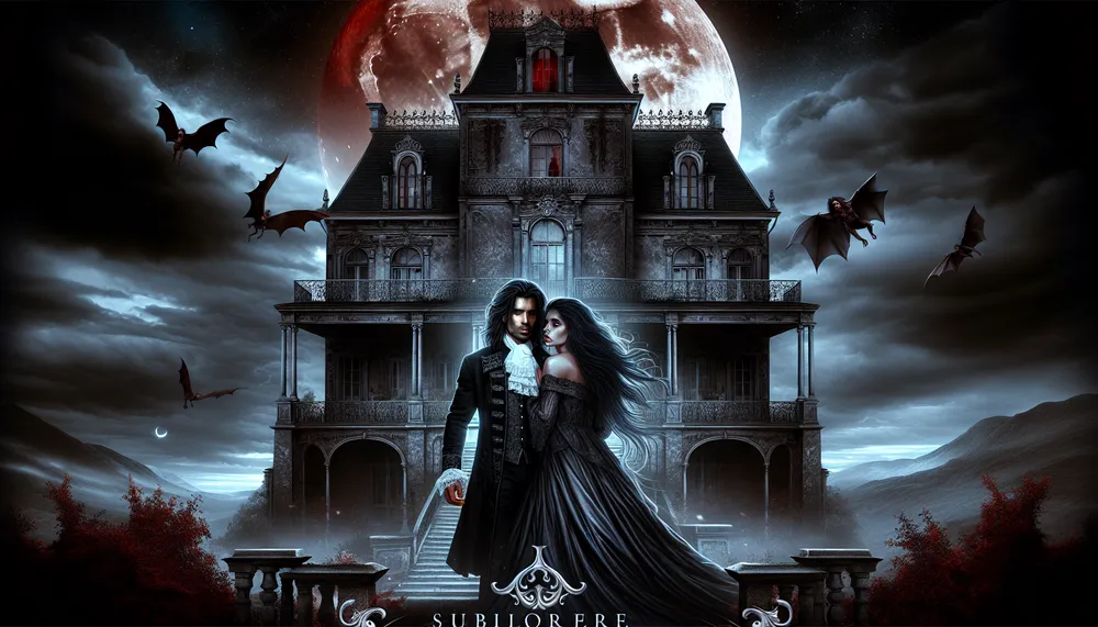 dark romance vampire book cover
