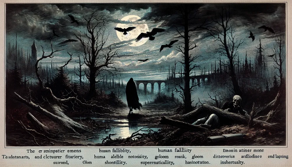 dark romanticism wikipedia theme illustration