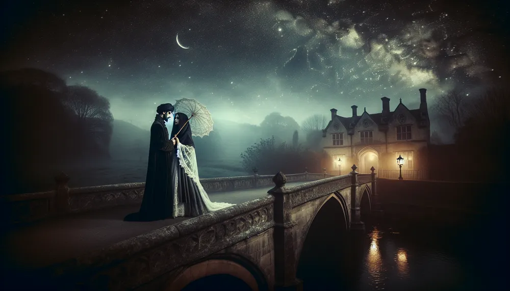 An image capturing the essence of dark romance, with shades of mystery and elements evoking forbidden passion.