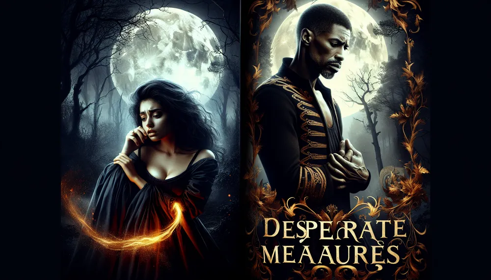 desperate measures: a dark fairy tale romance cover art