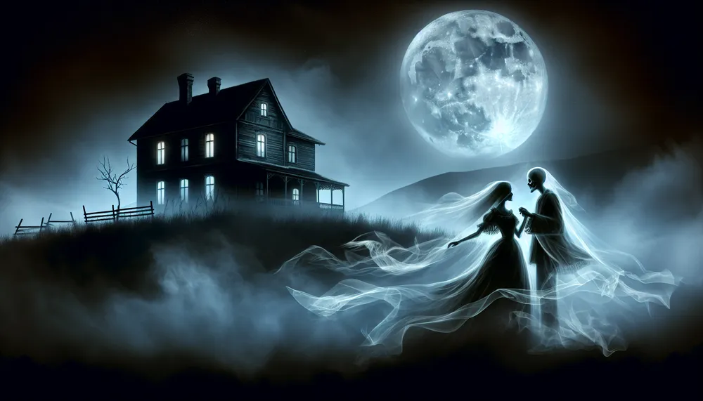 A dark and romantic ghostly encounter