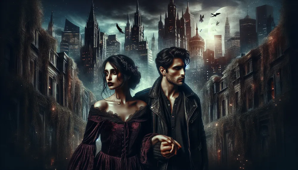 dark romance urban fantasy book cover