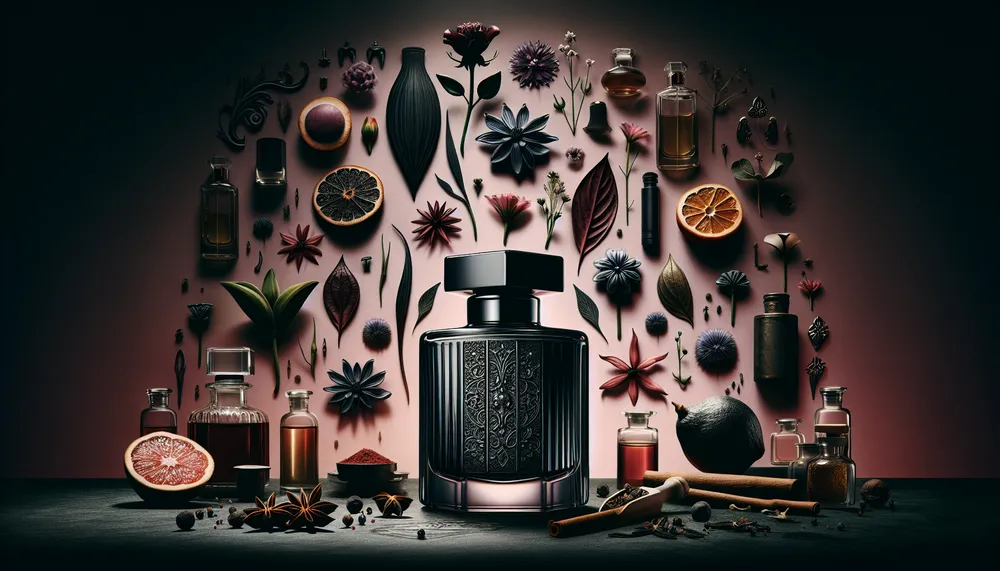 dark romance perfume with ingredients and mysterious allure