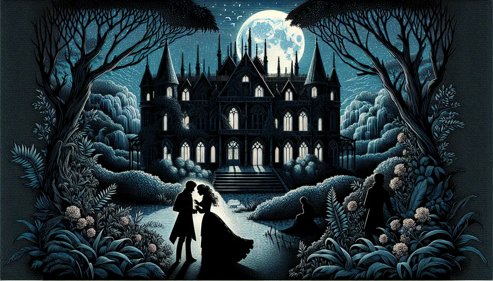 Dark Romance Atmosphere Illustration