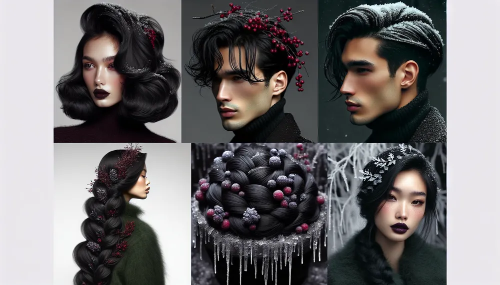 dark romance hairstyles for winter