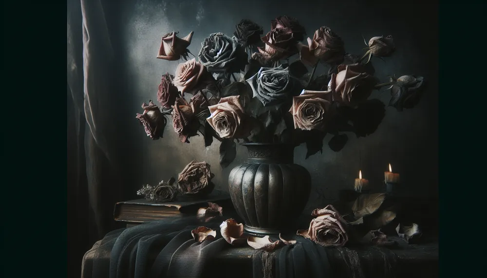 Dark romance, faded roses, and an air of melancholy