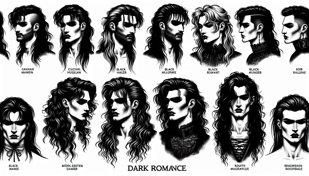 Dark Romance Hairstyles with Mullet Cut