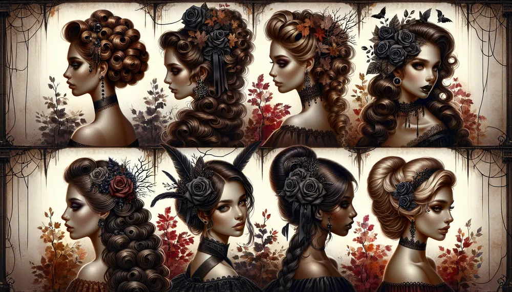 Dark Romance Hairstyles for Fall