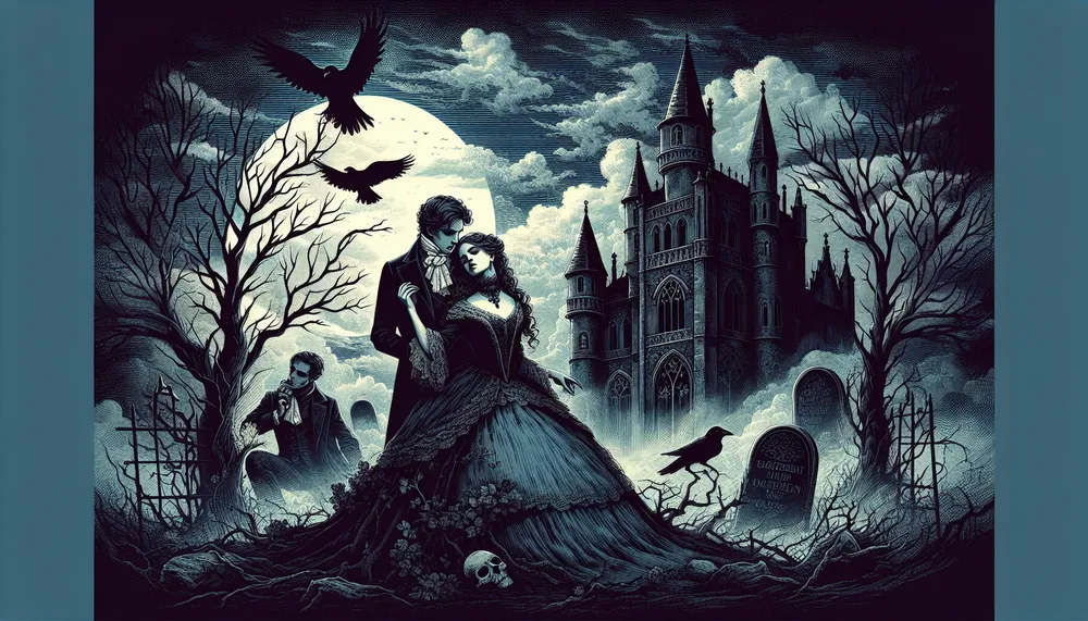 Gothic Love Stories - an illustration