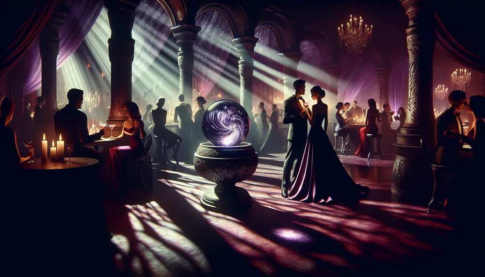 A thematic image reflecting the dark and enthralling atmosphere of Romance Club Kali: Call of Darkness